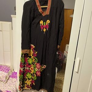 Pakistani embroidered dress